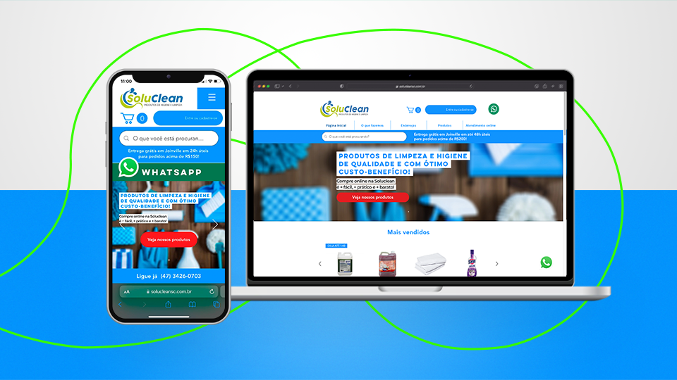 e-commerce para soluclean
